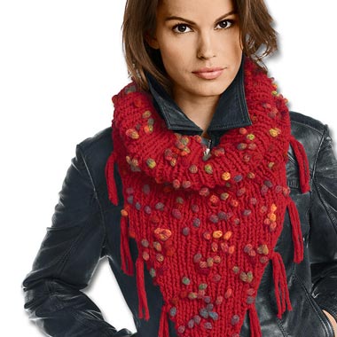 Noppen - gestrickt und gehäkelt