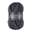 Sockenwolle Meilenweit 100 Black Denim Mix von Lana Grossa