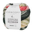 Sockenwolle Symmetric Socks & More Rainbow von Katia