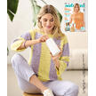 Anleitung 290/5, Quer gestrickter Pullover aus Brillianto und Aerea von Junghans-Wolle