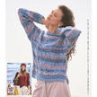 Anleitung 116/6, Pulli mit Zopfmuster aus Lotti-Colori von Junghans-Wolle