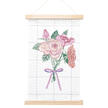 Wandbehang - Blumenstrauß