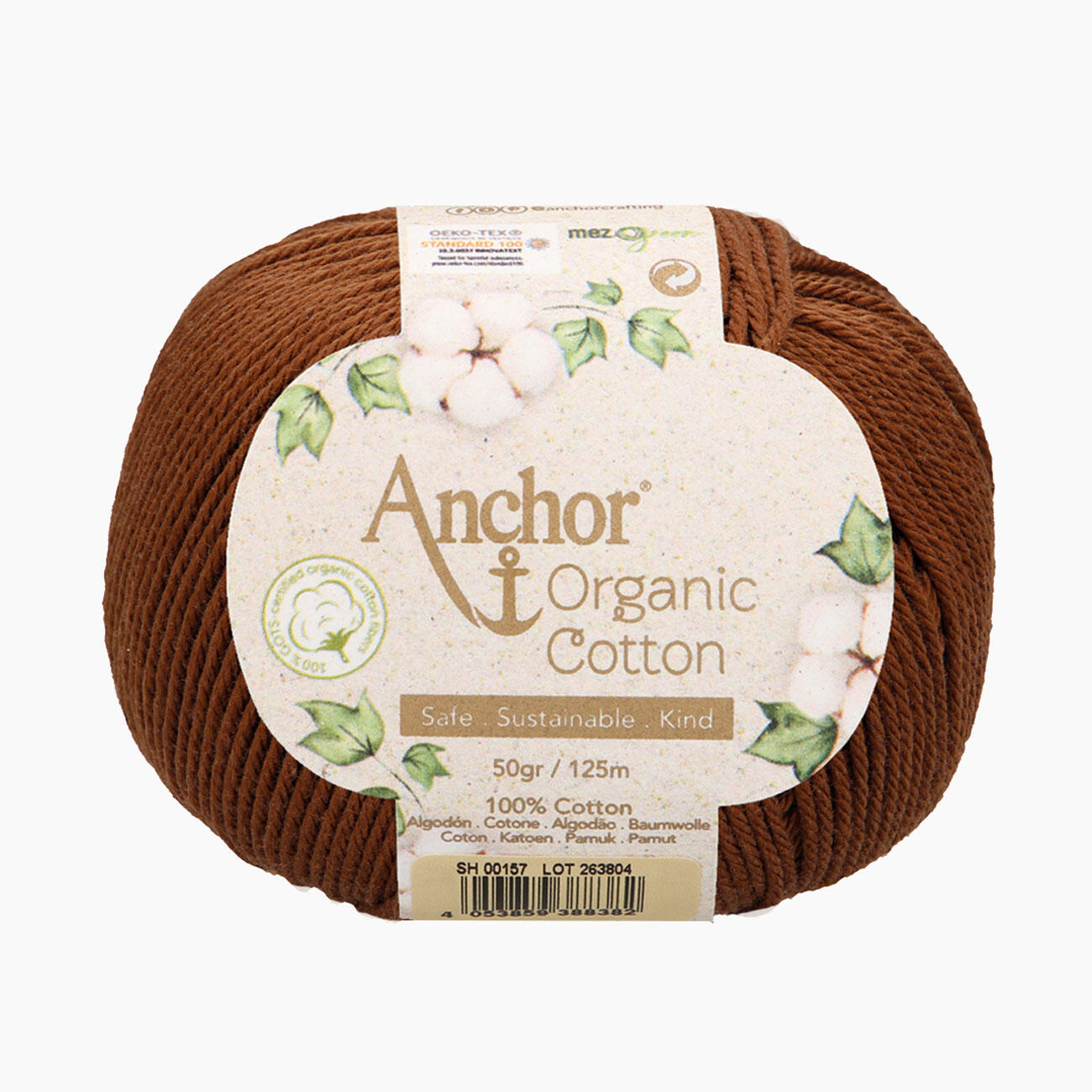 Organic Cotton von Anchor, 19 versch. Farben