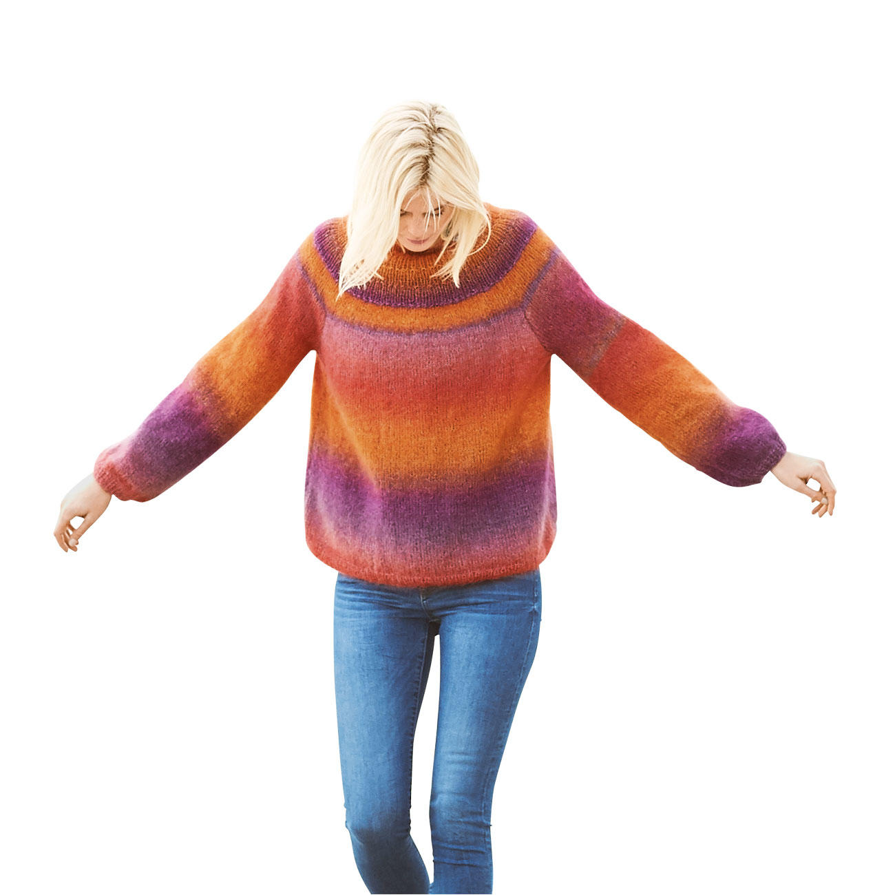 Anleitung 297 9 Pullover 2 Fadig Aus Essentials Super Kid Mohair Loves Silk Print Von Rico Design 1 Versch Farben