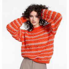 Anleitung 077/5, Pullover aus Babyboomer und Aerea von Junghans-Wolle