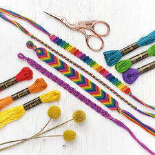 Set Freundschaftsbänder, Regenbogen