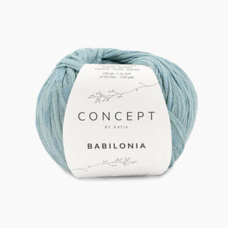 Wolle 'Babilonia' von Katia in Aqua
