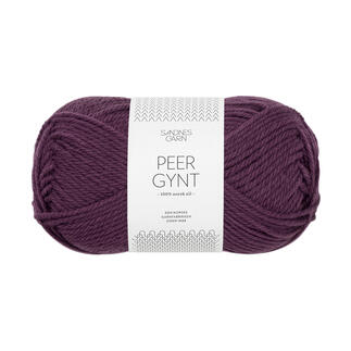 Peer Gynt von Sandnes Garn in der Farbe Dunkelpurpur.