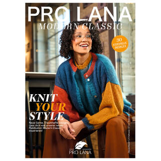 Heft ModernClassic No.1 von Pro Lana mit Strickdesigns