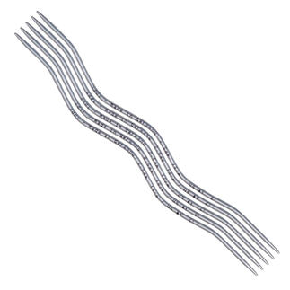 addiCraSy Snake Lace Nadel in 15 cm Länge, ideal für spezielle Stricktechniken.