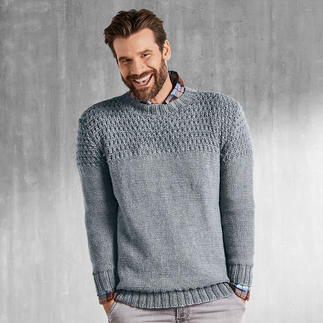 Anleitung 287/7, Herrenpullover aus Merino-Extrafein und Canoso von Junghans-Wolle 