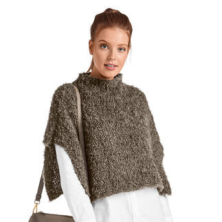 Anleitung poncho dicke wolle Poncho stricken