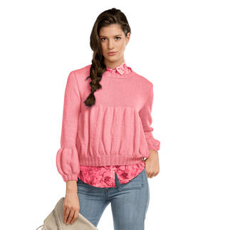 Anleitung 208/1, Pullover aus Fluffina von Junghans-Wolle 