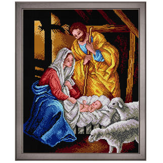 Klassisches Gobelinbild - Heilige Familie Zeitloser Weihnachts-Klassiker 