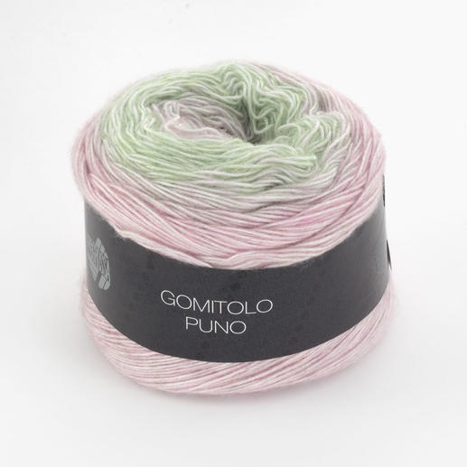 13 türkis//hellblau//zartlila 150g Wolle Kreativ Lana Grossa Gomitolo Puno -Fb