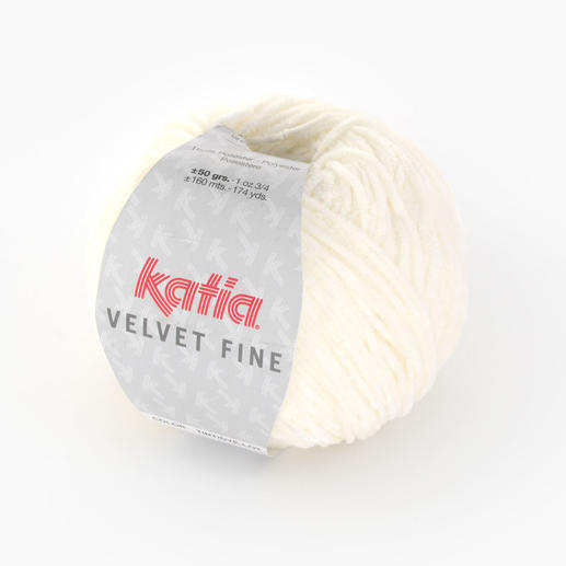 160 m Wolle - 50 g / ca 201 VELVET FINE von Katia BEIGE