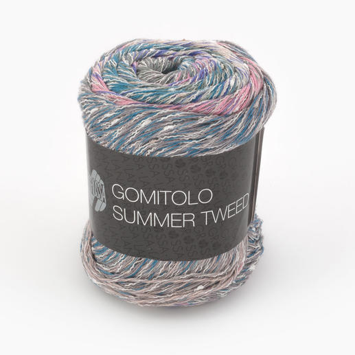 verschiedene Farben Lana Grossa GOMITOLO SUMMER TWEED 100g Wolle