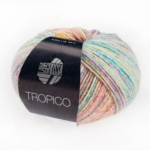 4 taubenblau/lavendel/graugrün 50 g Tropico Wolle Kreativ Lana Grossa Fb 