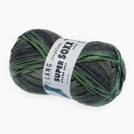 Sockenwolle Super Soxx Jungle Color von LANG Yarns 