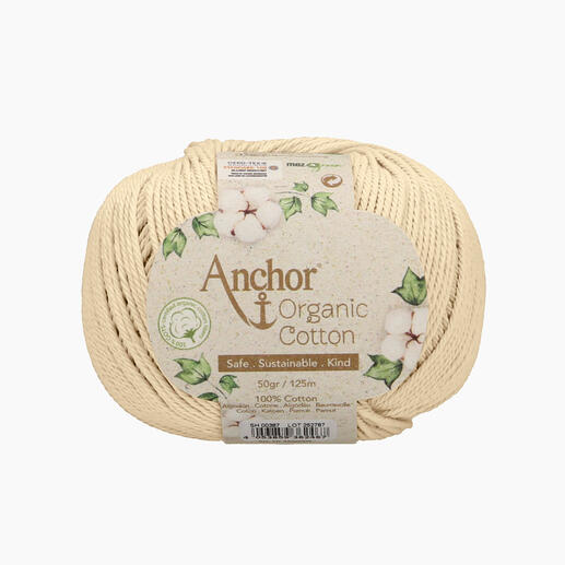 Organic Cotton von Anchor, 19 versch. Farben