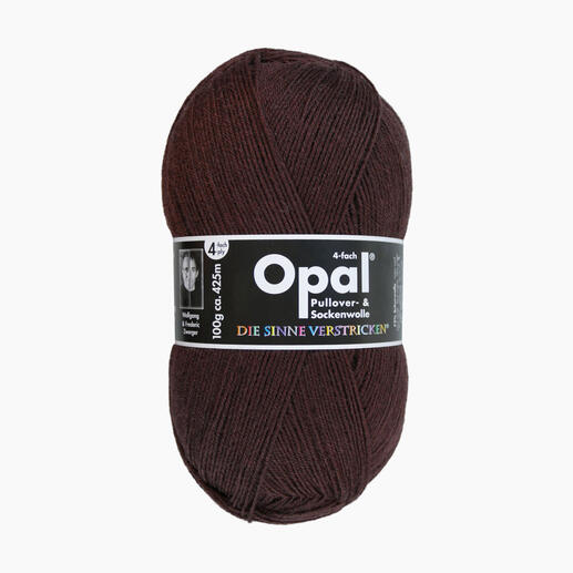 Sockenwolle Uni 4-fach von Opal 