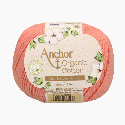 Organic Cotton von Anchor, 20 versch. Farben