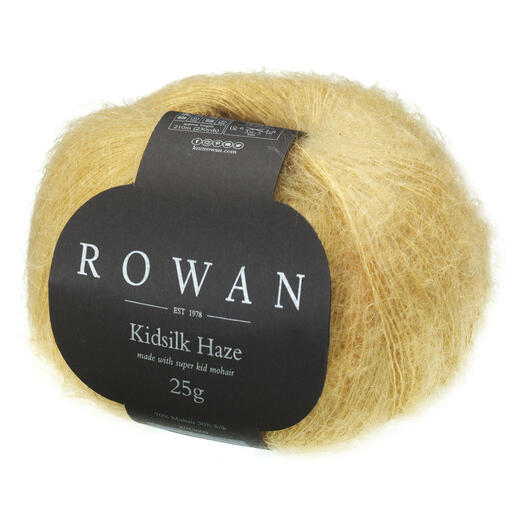 Kidsilk Haze von Rowan, Farbton Ochre in einem Wollknäuel