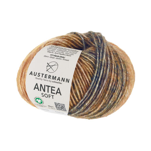 Antea Soft in Kürbisfarbe, 50 g, mit Etikett.