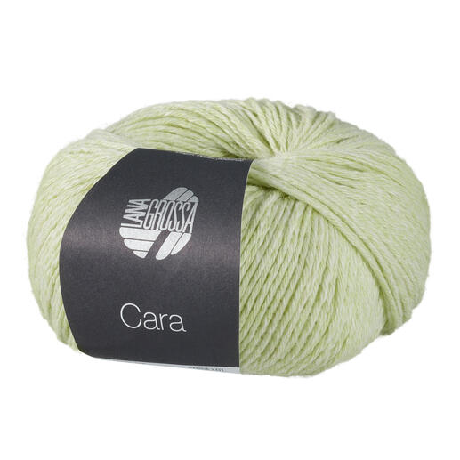 Garn Cara von Lana Grossa in Zartgrün