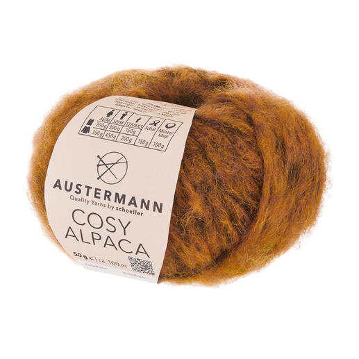 Braune Wolle von Austermann in warmen Tönen für kuschelige Strickwaren