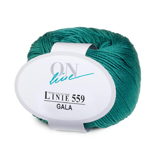 ONline L. 559 Gala Garn in saphirgrün, 50g