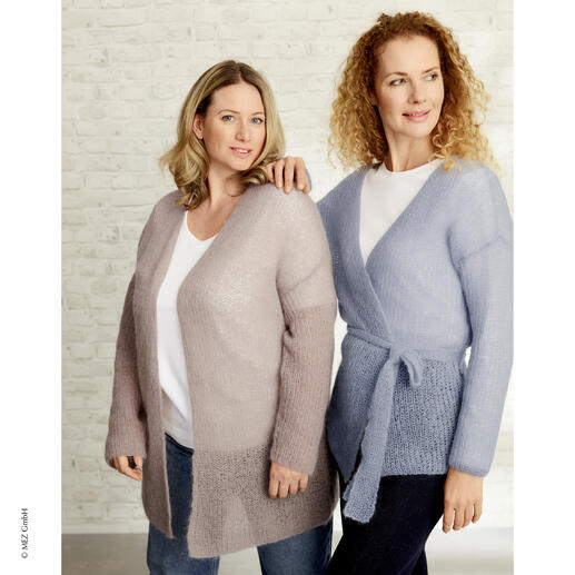 Strickjacke Mohair Pullover Anleitung Anleitung 458/3, Jacke Aus