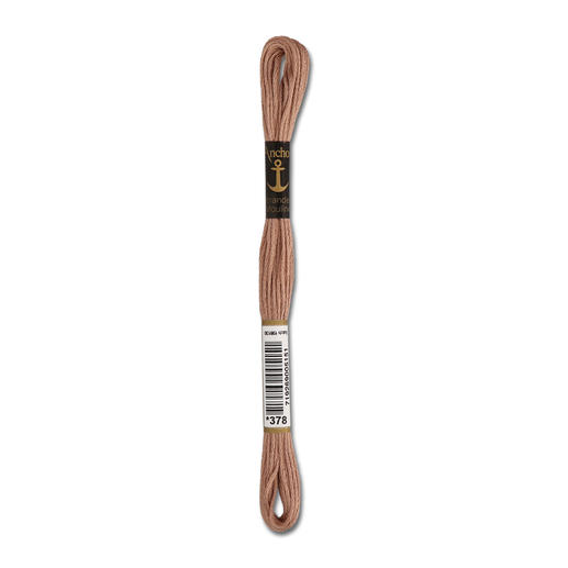 Anchor-Sticktwist Rot/Braun, Farb-Nr. 378, braunes Garn