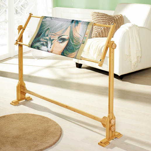 Stickrahmen Aus Buchenholz 310mm - Professioneller Stickrahmen Mit Messingteilen