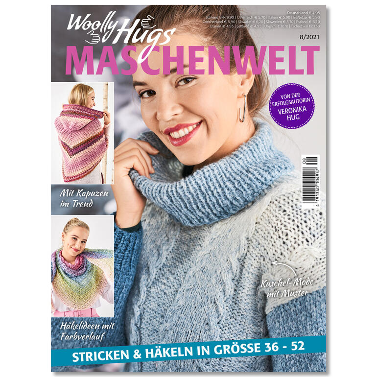 Heft - Woolly Hugs Maschenwelt 8/21 