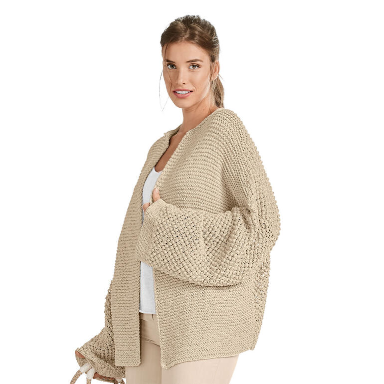 Anleitung 322/1, Jacke aus Cottonprima von Junghans-Wolle 