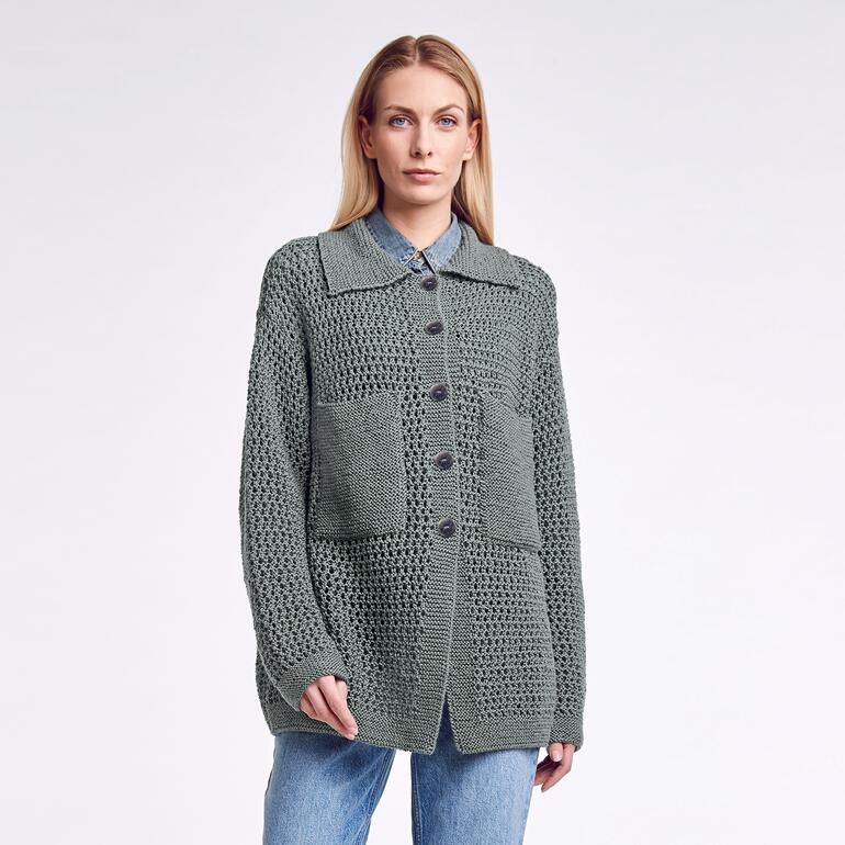 Anleitung 107/2, Jacke, 2-fädig aus Seidana® von Junghans-Wolle 