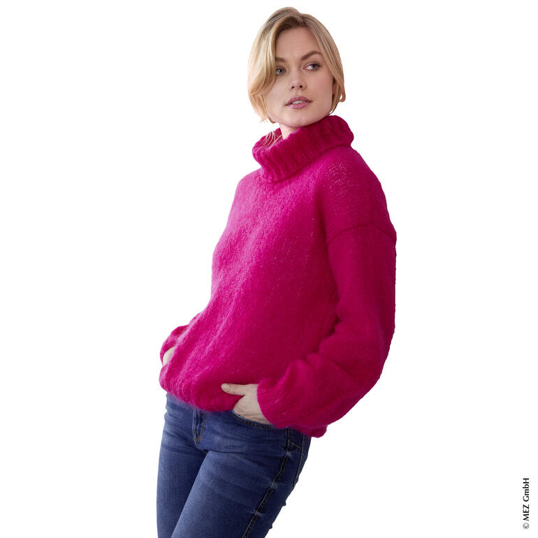 Anleitung 443/2, Pullover, 2-fädig aus Elegant Mohair von Schachenmayr 