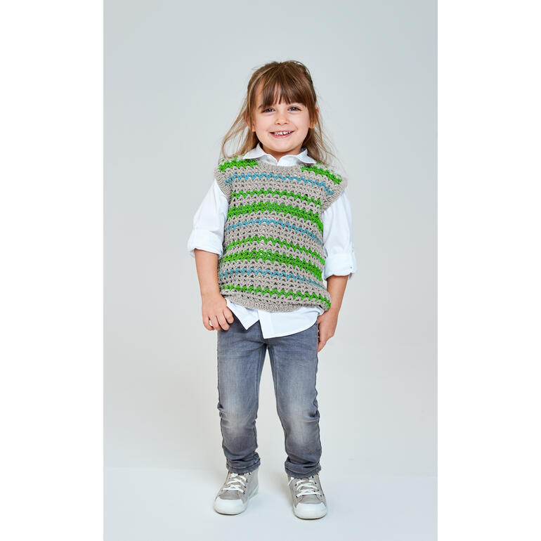 Anleitung 014/3, Kinderpullunder aus Recycle & Cotone von Junghans-Wolle 