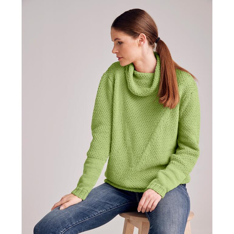 Anleitung 047/3, Pullover aus Merino-Cotton von Junghans-Wolle 