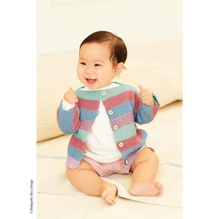 Anleitung 088/3, Babyjacke aus Baby Organic Cotton von Rico Design 