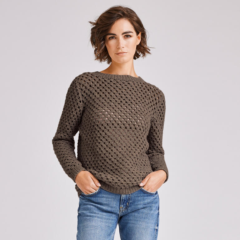 Anleitung 208/3, Pullover aus Recycle & Wool von Junghans-Wolle 