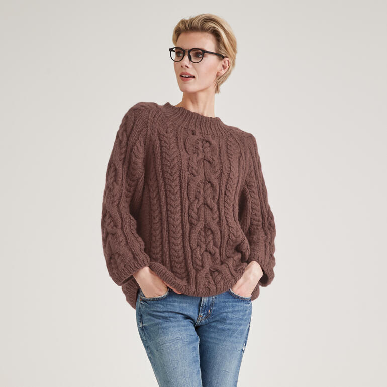 Anleitung 425/3, Pullover aus NewWool von Junghans-Wolle 