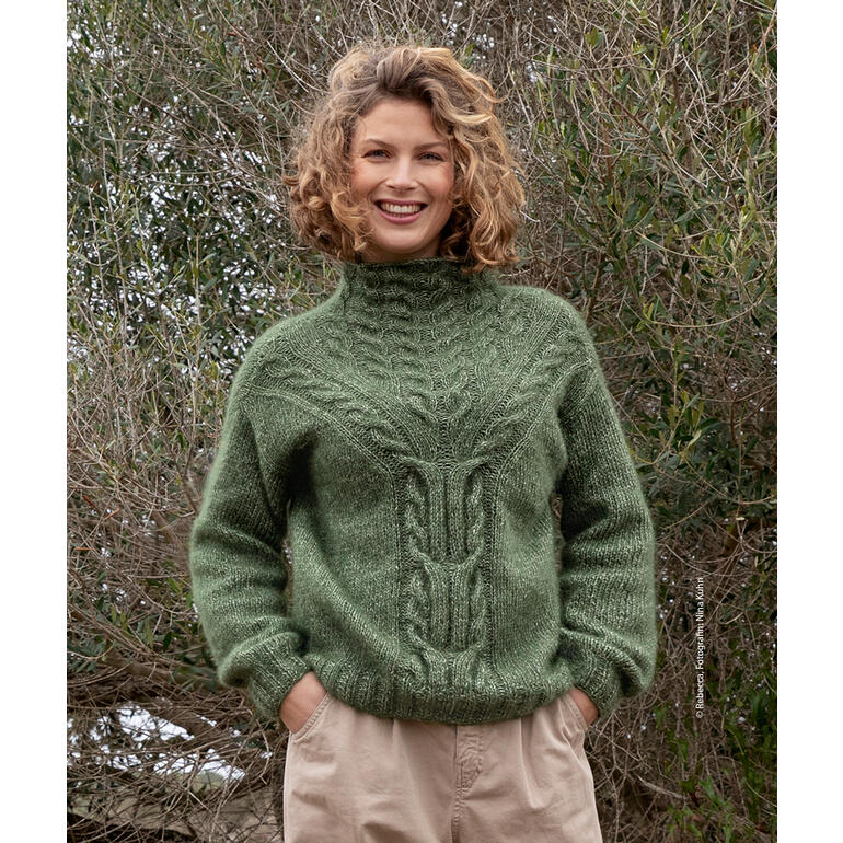 Anleitung 278/4, Pullover aus Briana Alpaca & Cotton von Austermann® 