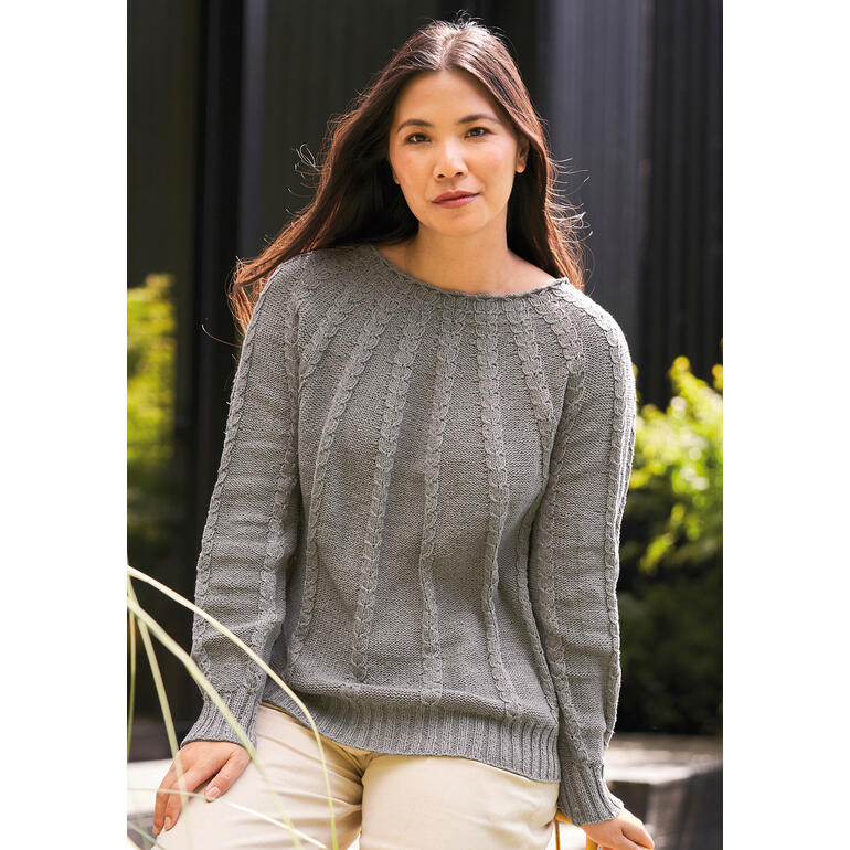 Anleitung 289/4, Pullover aus Cotton Revive von Rowan 