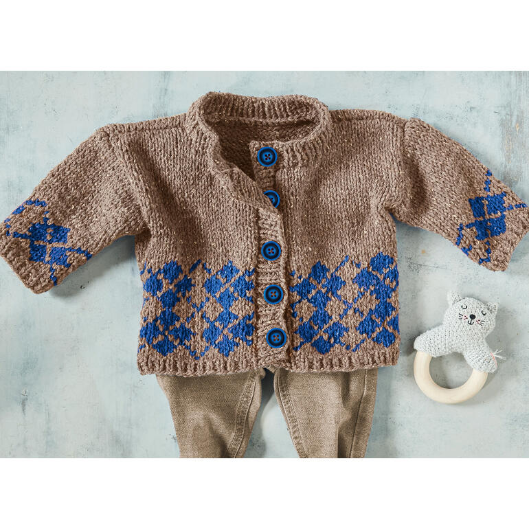 Anleitung 372/4, Baby-Jacke aus Punktino von Junghans-Wolle 