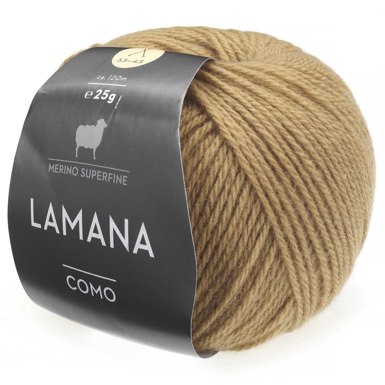 Garnball von Lamana in Beige, Merino Superfine
