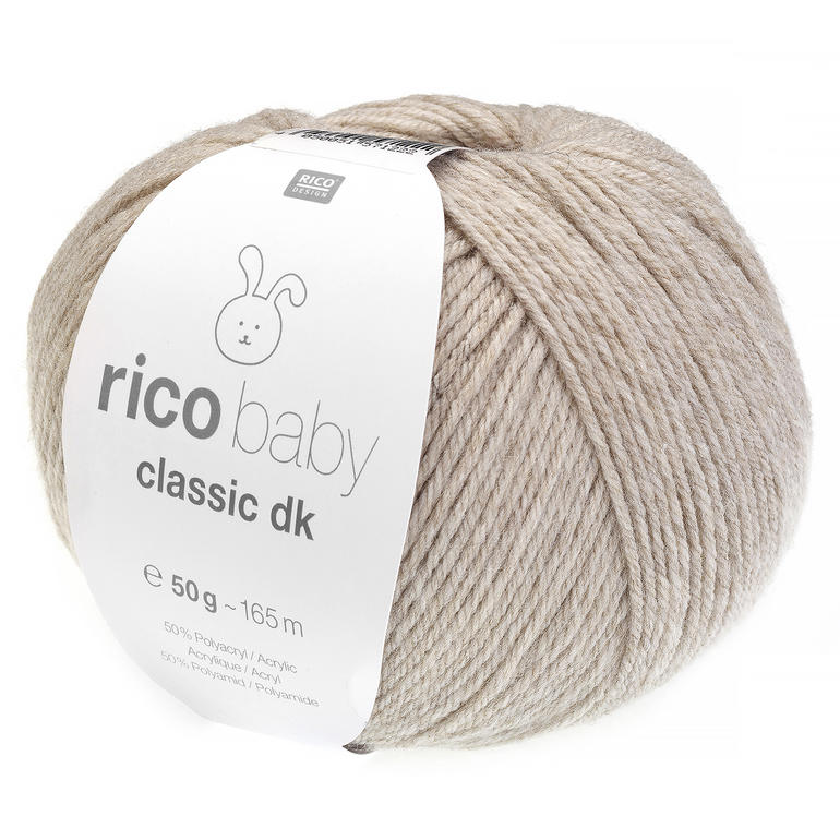 Wollknäuel Baby Classic dk von Rico Design in Beige