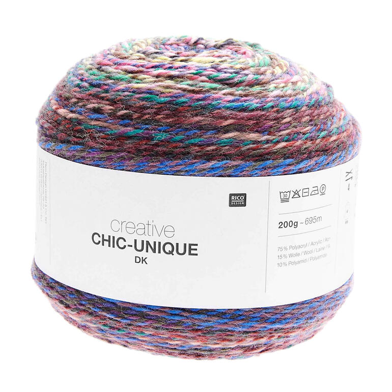 Wolle Creative Chic-Unique dk in bunten Farben