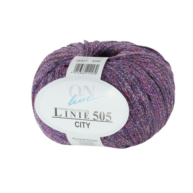 Sockenwolle Linie 505 City von ONline in gemustert